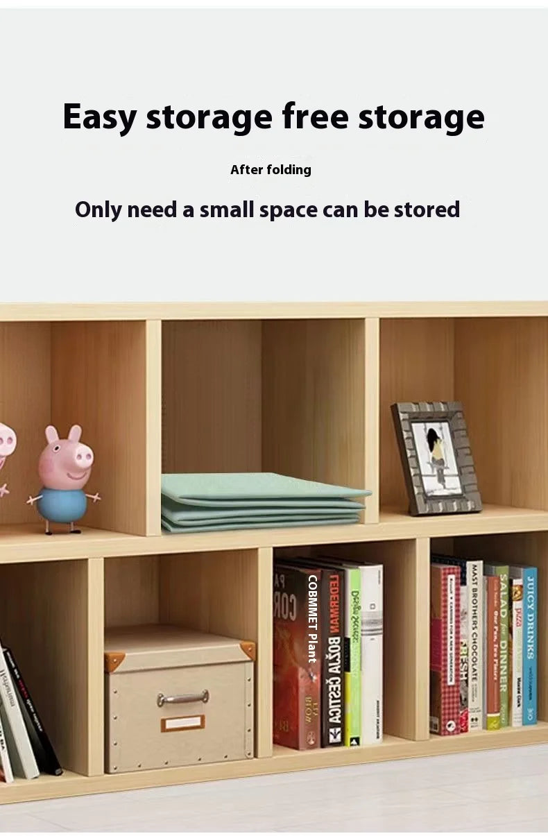 Foldable Anti-Slip Yoga & Nap Mat – Portable Thick Floor Mat for Home & Travel